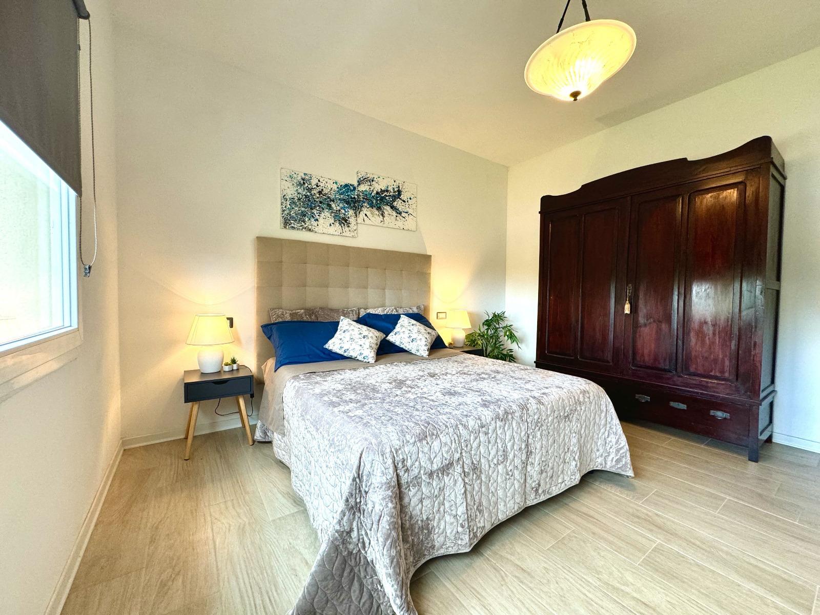 Dettaglio arredi camera moderna