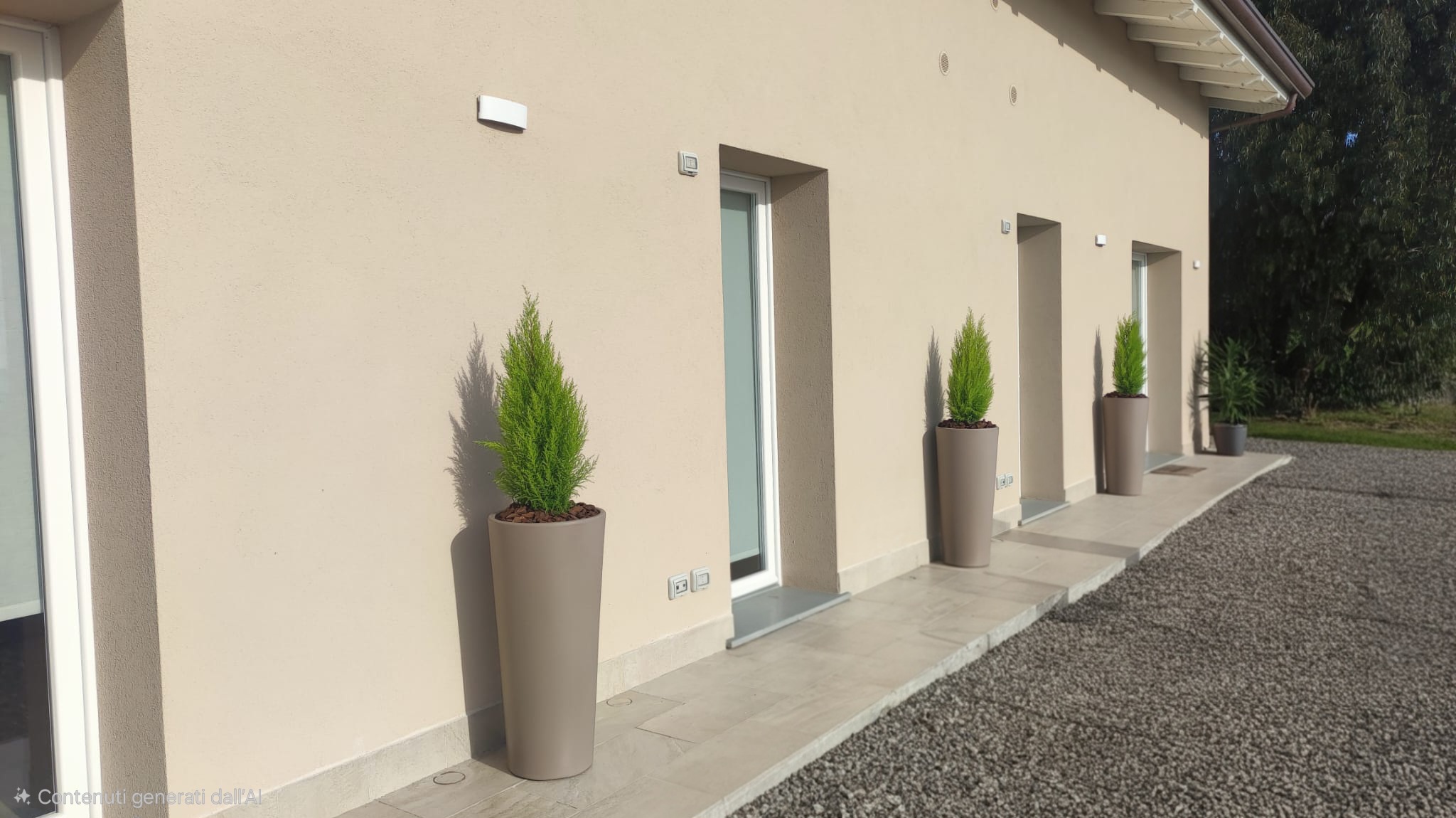 Esterno Villa Tarabori Lucca con vista panoramica